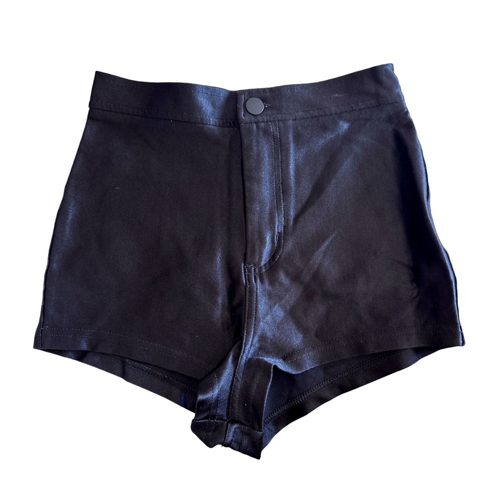 American Apparel Disco Shorts Black Y2K Retro Indie Sleaze Grunge S